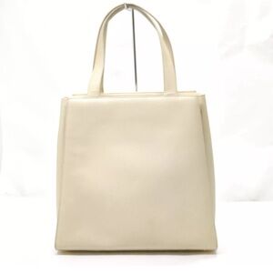 Auth Morabito Handbag Off White Leather -